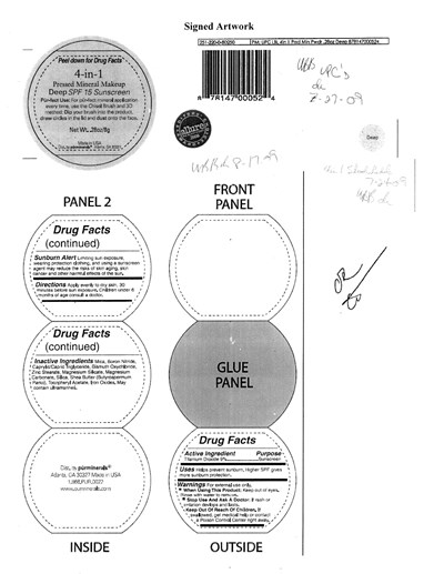Image Of Label (Deep Spf 15 Label)